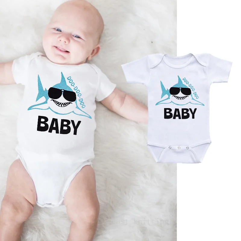 Белый боди для маленьких мальчиков новорожденная девочка одежда с изображением