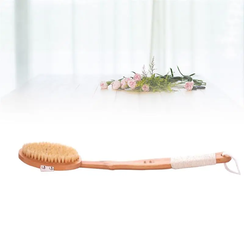 1 кисть для ПК деревянная здоровая натуральная щетина длинная ручка щетка тела