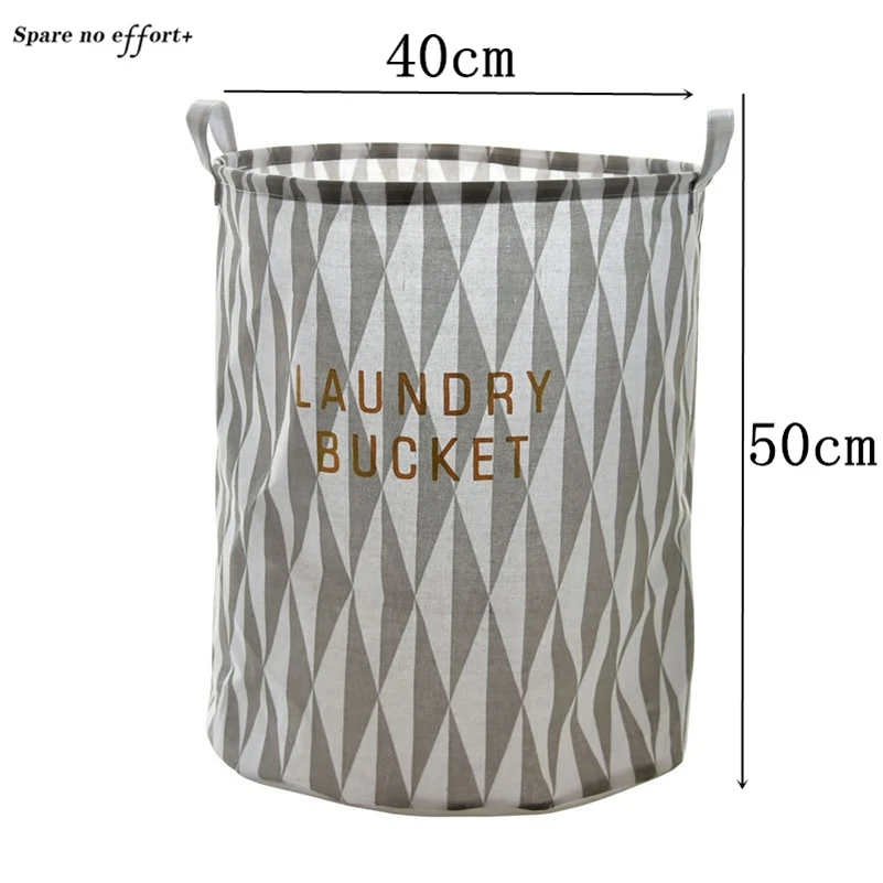 Большая корзина для хранения белья игрушка пикника коробка из хлопка и льна