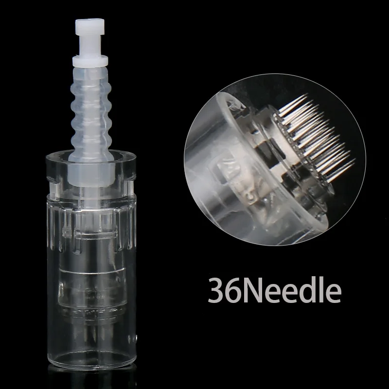 100 PCS Electric Derma Pen Needles Bayonet 36 pin MYM Cartridge For Auto Microneedle Tattoo Needle Tip | Красота и здоровье