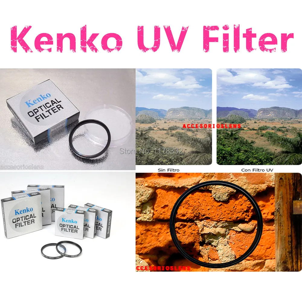 Lens Filter UV Kenko Choose Size lens 37MM / 40.5MM/ 43MM /46MM 49MM 52MM/ 55mm 58mm for Samsung | Электроника