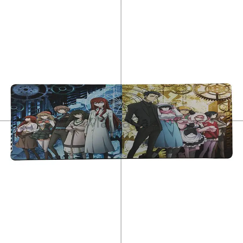 

MaiYaCa Boy Gift Pad Steins Gate Silicone Pad to Mouse Game Radiation Decorate Your Desk Non-Skid Rubber Pad For cs go lol
