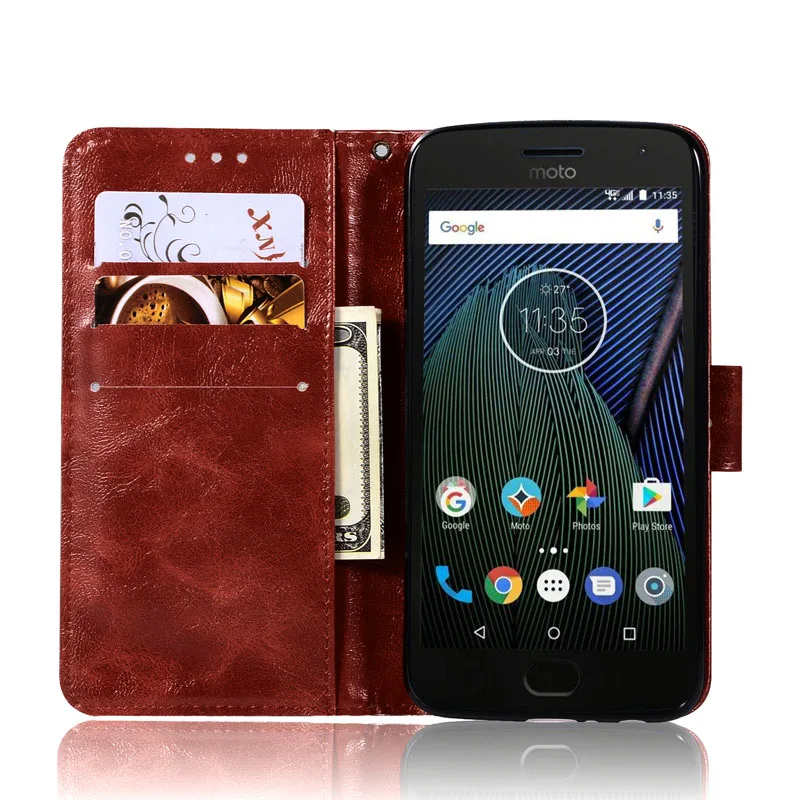 Ретро Чехол для Motorola Moto G5 S Plus чехол кошелек кожаный флип телефона G5S G 5 G5plus Coque Funda |