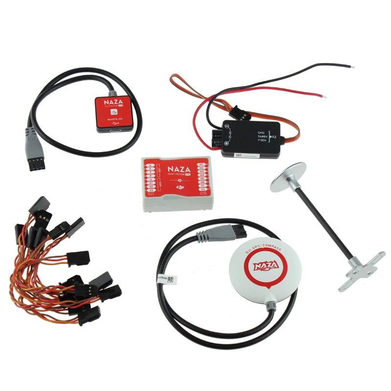 Контроллер управления полетом DJI Naza M Lite + GPS Combo multiflyer Version с LED PMU|controller control|dji naza m