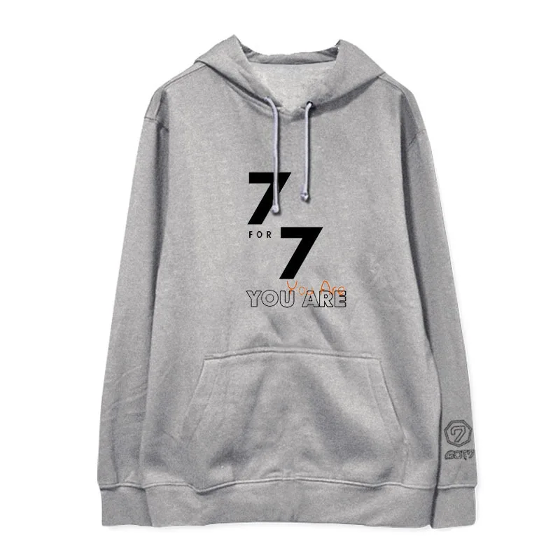 Kpop GOT7 альбом 7FOR7 You Are Jackson тот же абзац толстовка с длинными рукавами Harajuku худи