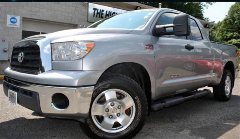 Новое поступление, Беговая панель для Марка Toyota Tacoma TUNDRA 2011-, боковые ступенчатые педали, отличный алюминиевый сплав+ ABS
