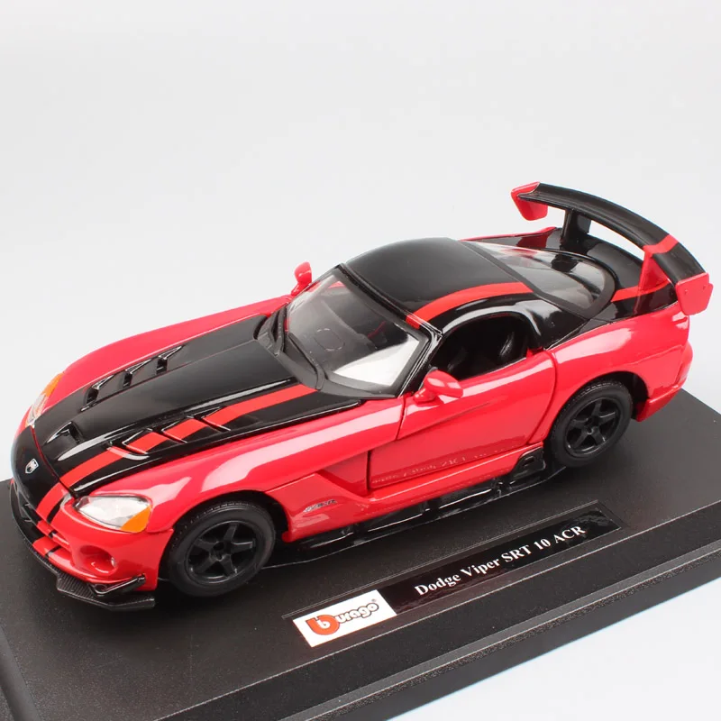 Детская модель автомобиля BBurago Dodge Viper SRT 10 ACR в масштабе 1:24|Наземный транспорт| |
