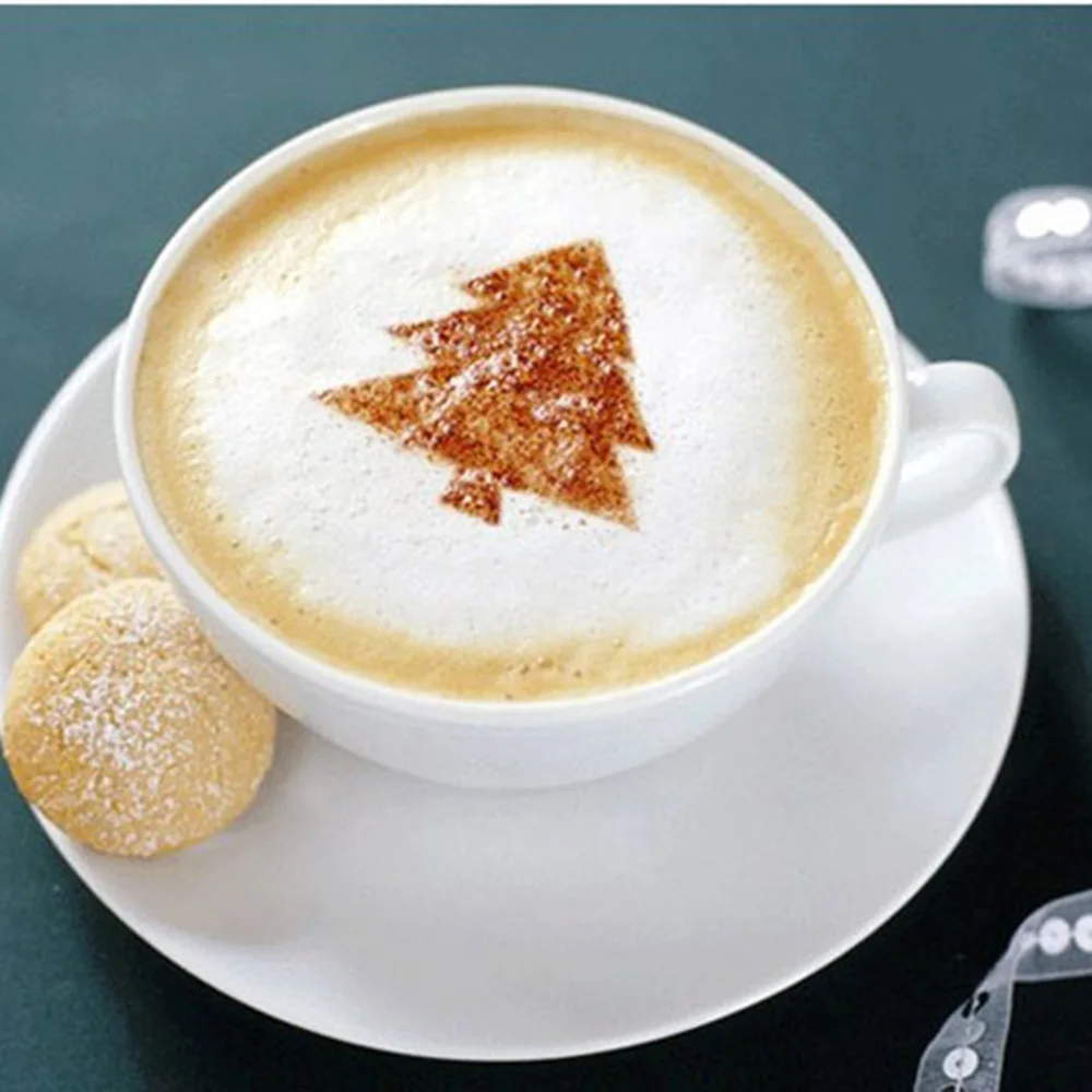 16 шт. модные трафареты для бариста KC1179|arts fashion|art modelart pad |