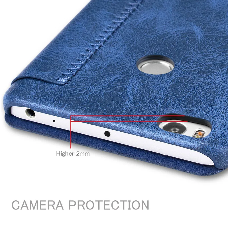 Чехол для Xiaomi mi Max 2 чехол MOFI max кожаный флип с подставкой kickstand capa max2 funda|flip cover|fundas