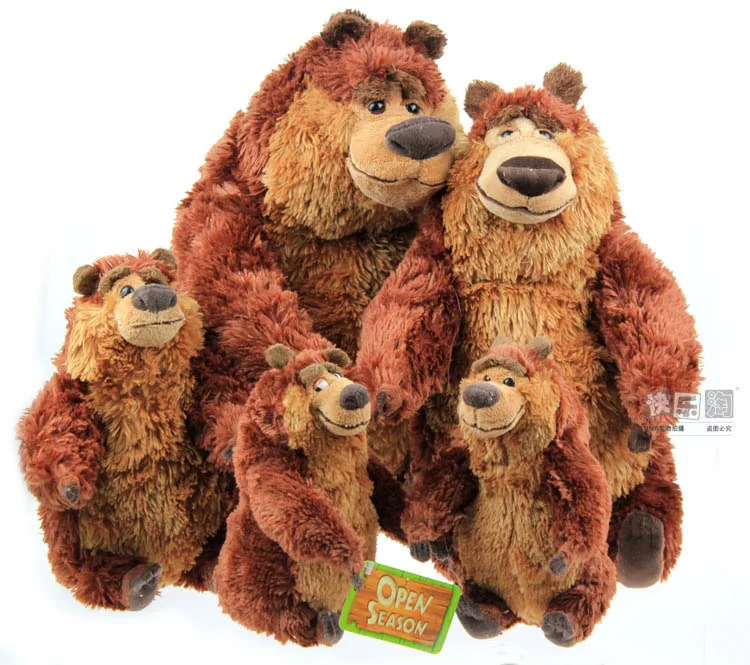High quality lovely plush Open Season Boog soft stuffed bear toy teddy dolls toys for children girls gifts Free shipping | Игрушки и