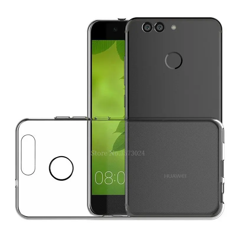 Чехол для Huawei Nova 2 Plus 5 дюйма Мягкая силиконовая ТПУ сумка задняя крышка чехол