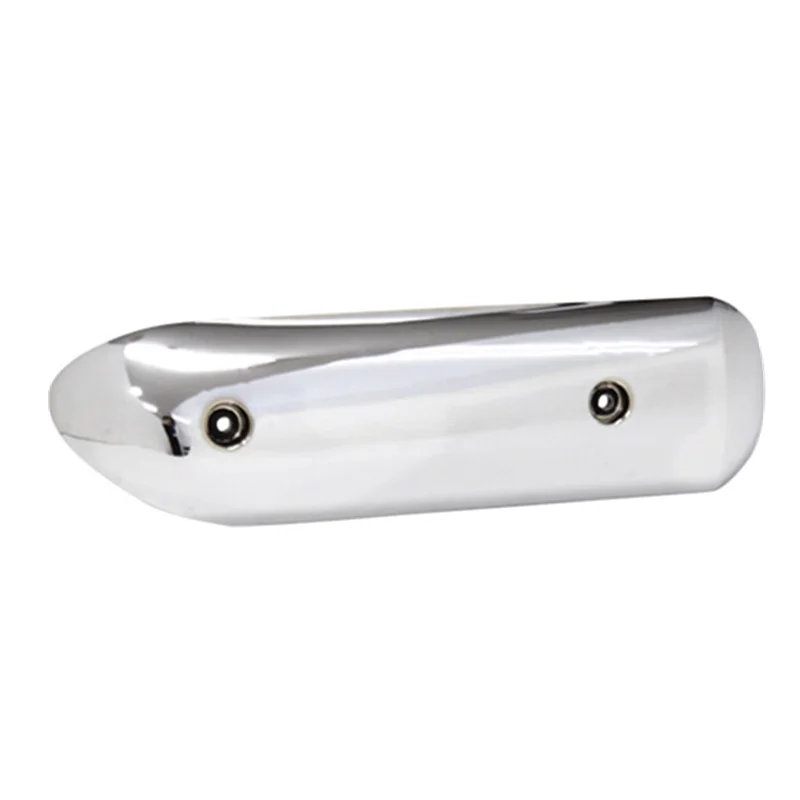 chrome muffler cover Для HONDA DIOZ4 SCOOPY AF55 AF58 ZOOMER сегодня AF61/AF67 Мотоцикл Скутер хромированный глушитель крышка выхлопной трубы изоляционная крышка - Цвет: chrome muffler cover