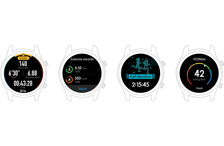 HUAWEI WATCH GT Смарт спортивные часы 1,39 дюймов AMOLED цветной экран Heartrate отчет gps плавание Бег Велоспорт сна монитор Часы
