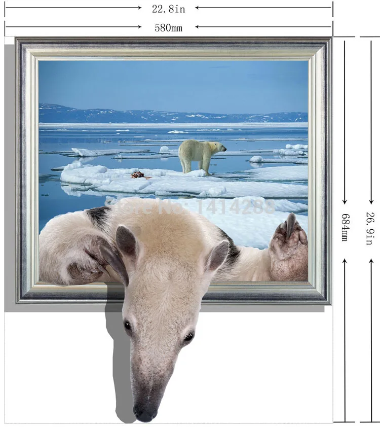 Новый отточить украшение для комнаты отеля 3D Трехмерные настенные наклейки