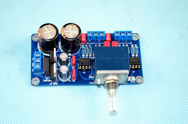 A1 линейный дизайн NE5532 HiFI предусилитель тональная плата Наборы сделай