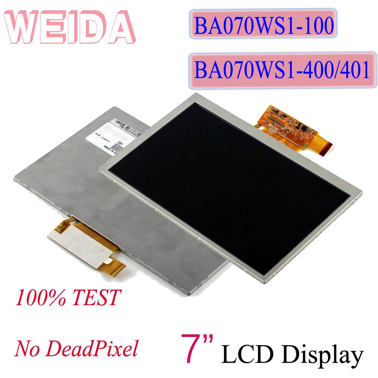 Запасные части для ЖК дисплея WEIDA BA070WS1 100 400/401 7 дюймов T111 планшетного ПК 1024*600 Φ T113