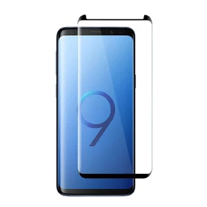 

50pcs DHL Curved edge 3D Full glue Tempered Glass For Samsung S8 S9 S7 Edge Note 9 8 Case Friendly