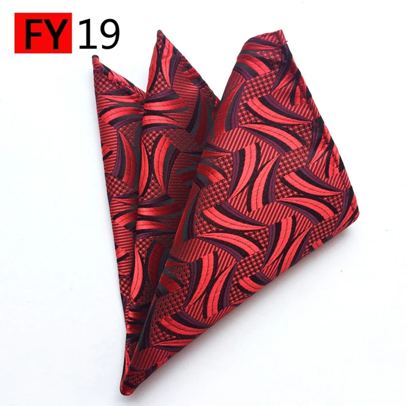 Mantieqingway 25*25 см носовой платок из полиэстера мужской деловой костюм цветочные
