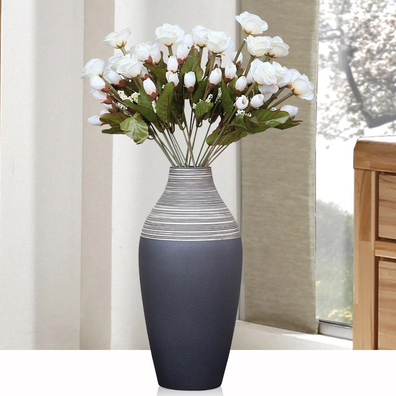 Nordic Creative Abstract ceramics vase tabletop large Handmade artwork Living room furnishings Arrangement home decor Vases | Дом и сад