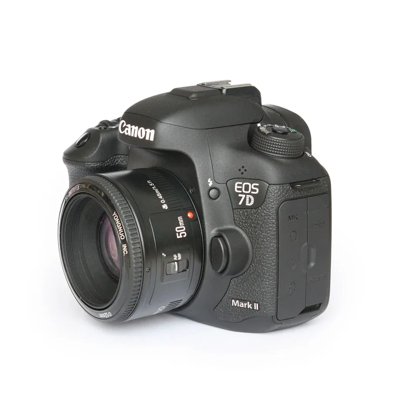 Объектив YONGNUO YN50 мм f1.8 YN EF 50 f/1 8 AF апертура с автофокусом для цифровых зеркальных