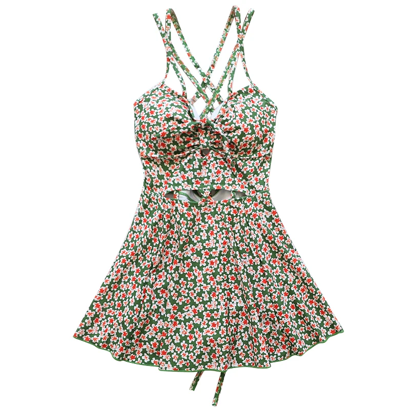 Женский бандажный Цельный купальник летние пикантные ванный комплект для