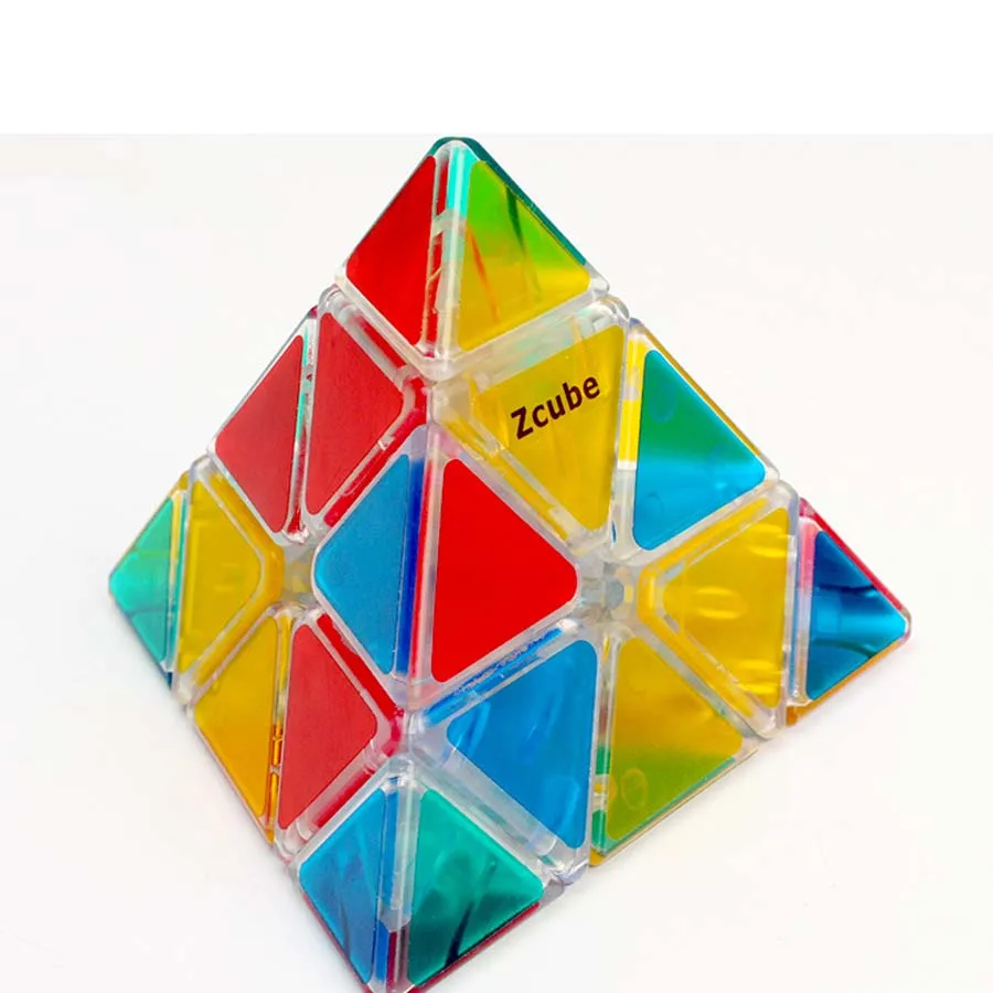 Z cube прозрачный головоломка волшебный куб 5x5 4x4x4 3x3x3 2x2x2 Пирамида Cubo Magico Развивающие игрушки для детей