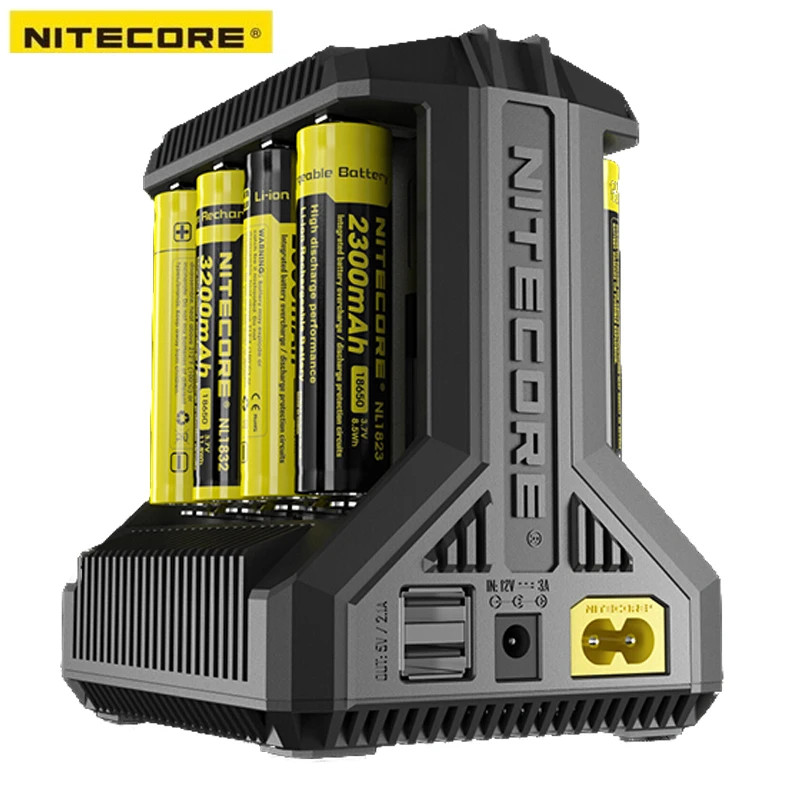 Nitecore i8 интеллектуальное зарядное устройство 8 слотов всего 4A выходное умное для