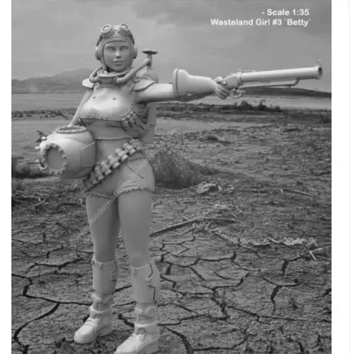 1/35 фантастическая игрушка wasteland для девочки модель из смолы миниатюрный комплект