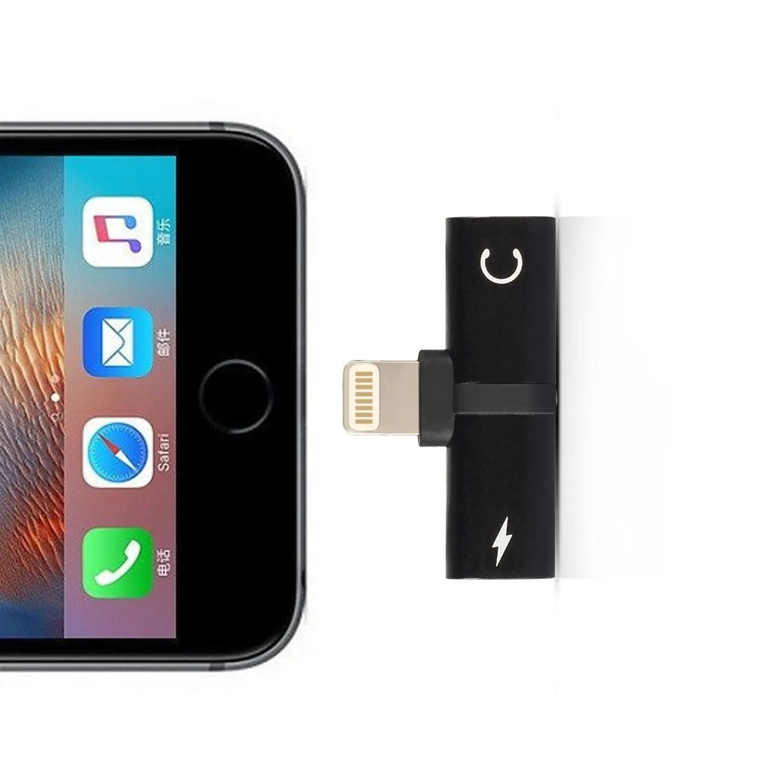 Адаптер Lighting Port EACHSHOT 2в1 для микрофона прикрепленного к кардану например Zhiyun Smooth Q