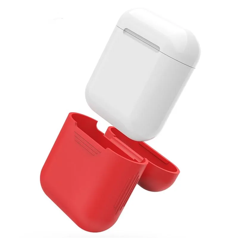 1 шт. Мягкий силиконовый чехол для Airpods защитный рукав ультра тонкий