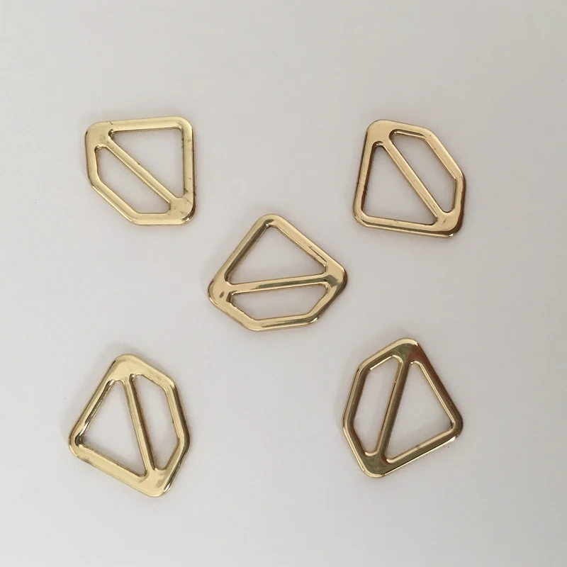 10 мм алмазные Слайдеры для бюстгальтера металлические слайдеры из золотого