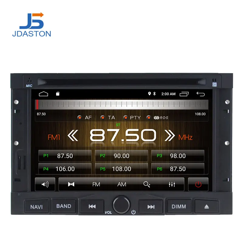 JDASTON Android 10,0 автомобильный dvd-плеер для PEUGEOT 3008 5008 2009 2010 2011 gps навигация 2 Din Автомобильный радио мультимедиа wifi стерео