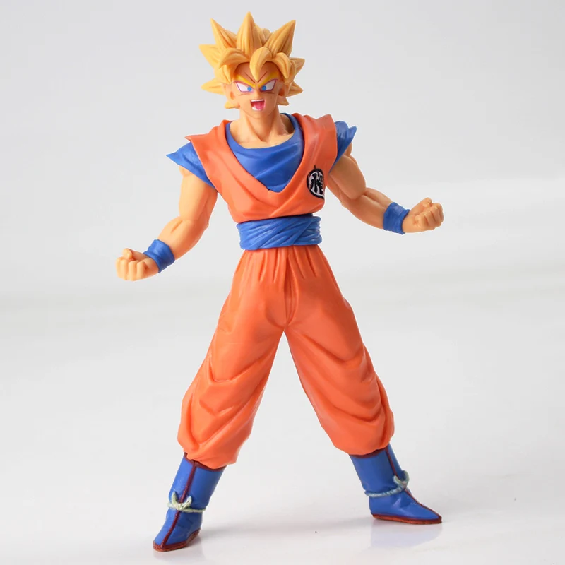 6 шт./лот Dragon Ball Супер Saiyan синий Гоку фигурки Сон Гоку Zamasu Rose Jiren аниме, модели игрушки