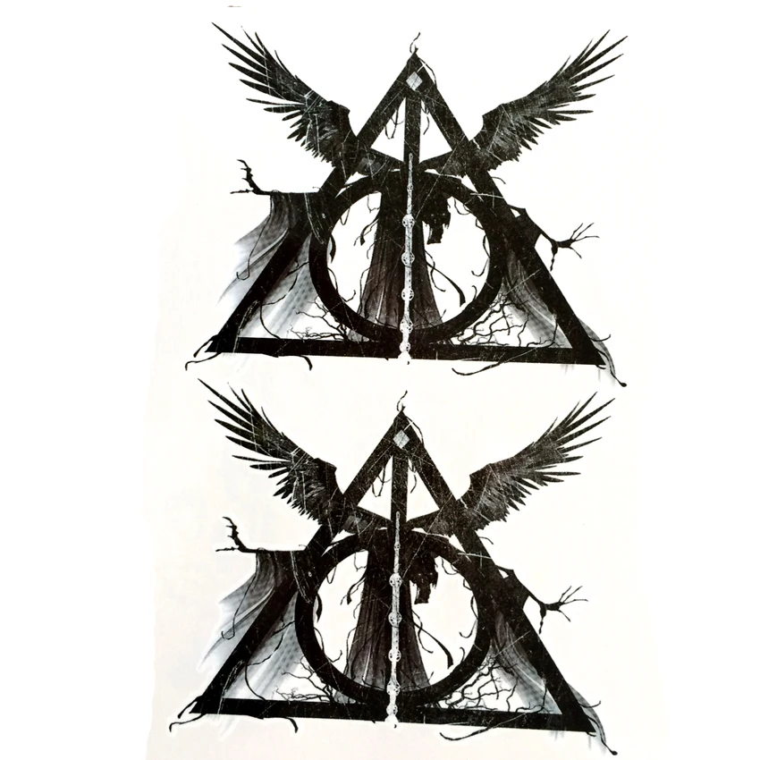 5 шт. мужские временные татуировки с принтом дьявола|men tattoos designs|waterproof fake tattoolarge