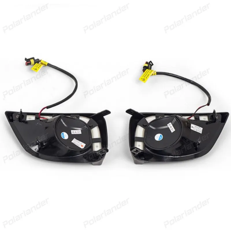 

Противотуманные фары для T/oyota V/ios 2014-2015. указатели поворота 12 в 6000 К, Светодиодные Автомобильные дневные ходовые огни ДХО, 2 шт./лот