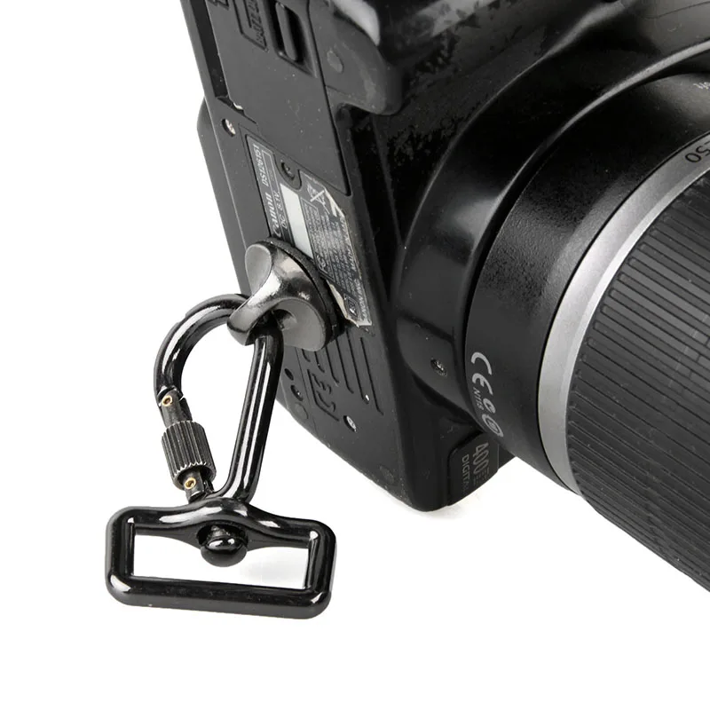 Винтовое крепление 1/4 + металлический крючок для DSLR камеры на плечо с быстрым