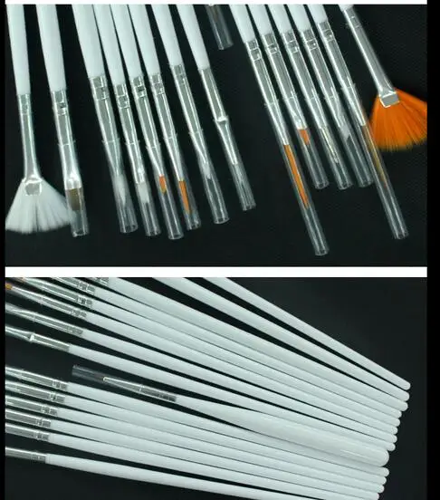 Nail Painting Pen Art Brush Set 3D Beauty 1set/15Pcs | Красота и здоровье