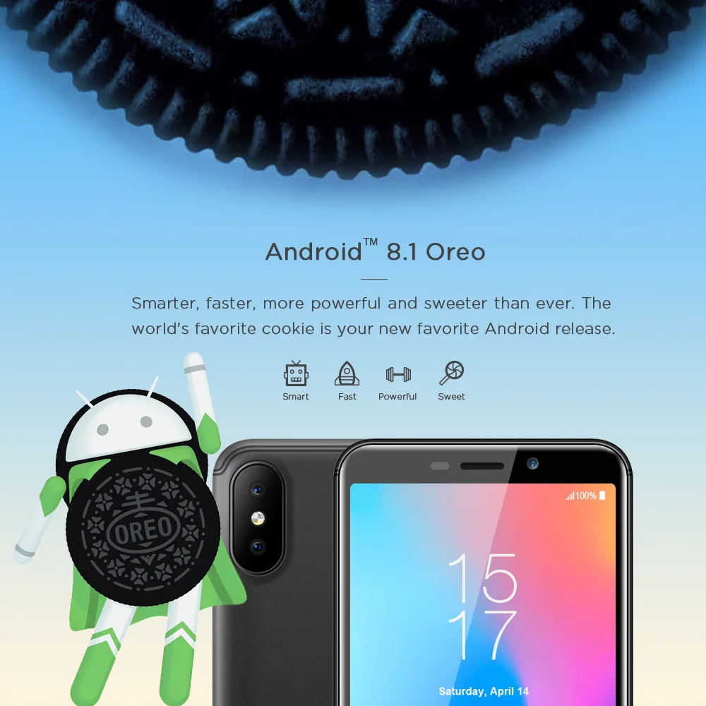 Смартфон HOMTOM C2 4G Face ID, 5,5 дюйма, 2 ГБ, 16 ГБ, Android 8,1, 13 МП, две тыловые камеры, 3000 мА/ч, 18:9 Безель, мобильные телефоны