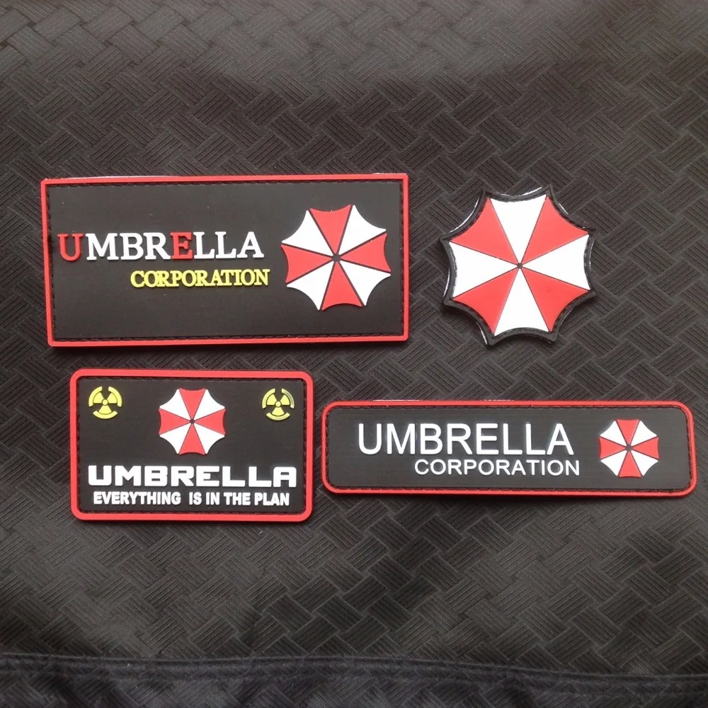 3D PVC различные патчи значок для рюкзака жакет UMBRELLA CORPORATION TACTICAL|Заплатки| |
