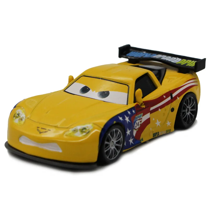 Машинка Disney Pixar Тачки 2 3 Джефф горветт металлическая литая из сплава Классическая