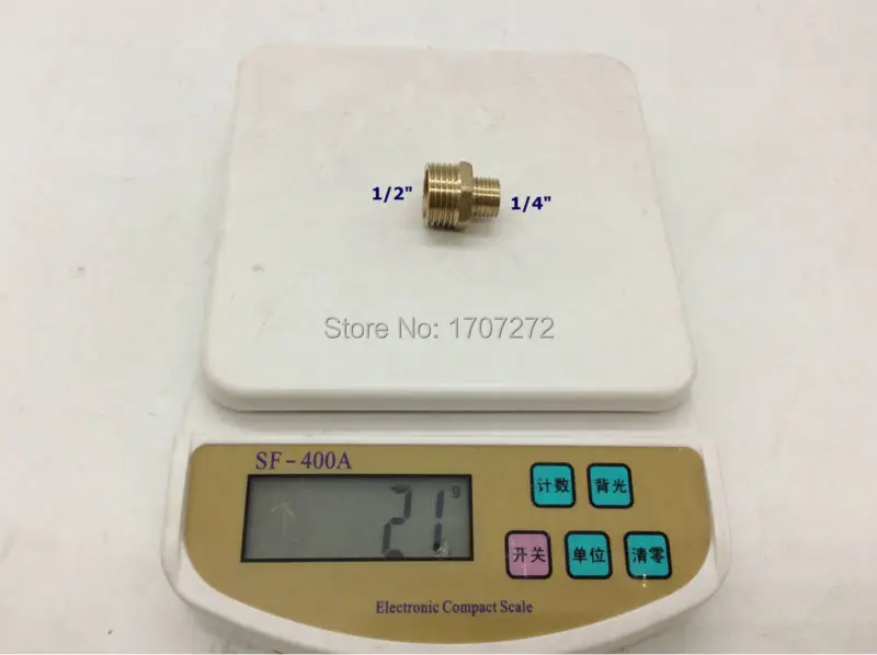 Редуктор с наружной резьбой 1/4 &quotx1/4&quot фитинг для медной трубы медный латунный