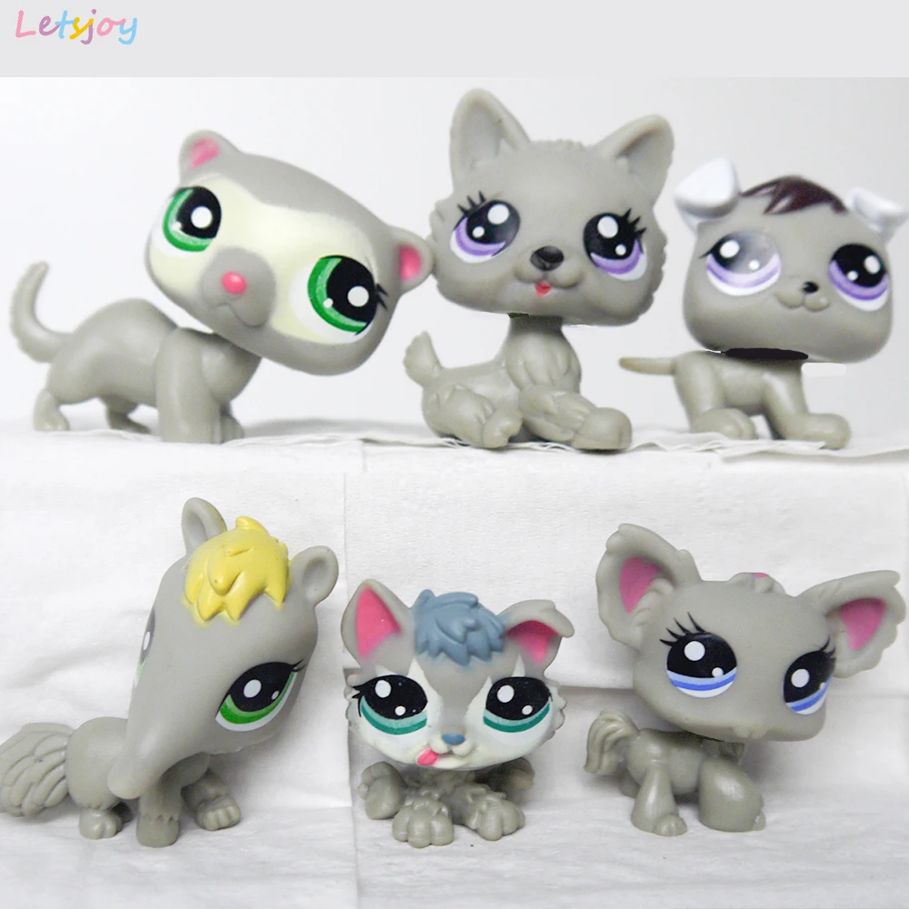 30-90 шт. Рождественская игрушка подарок мини питомец Пони лошадь littlest куклы игрушки для детей милый питомец кошка Магазин фигурки подарки для девочки