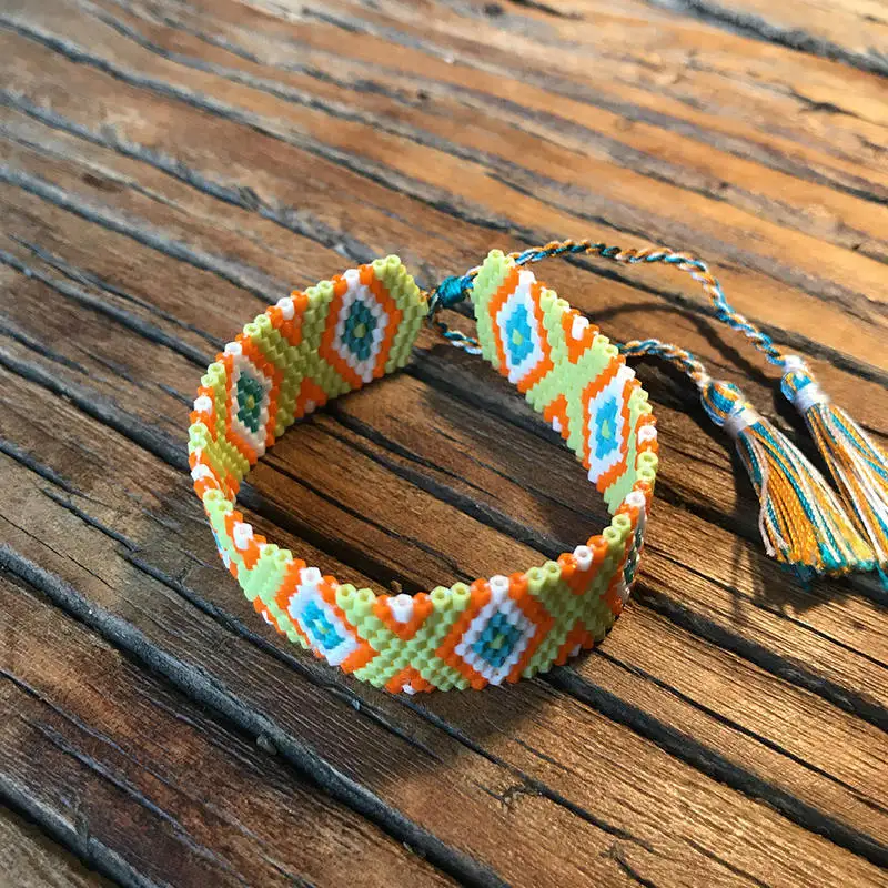 SHINUSBOHO, мужские браслеты, модные геометрические ювелирные изделия, Boho Miyuki, браслет для женщин, ручная работа, подарки, браслет дружбы, регулируемый
