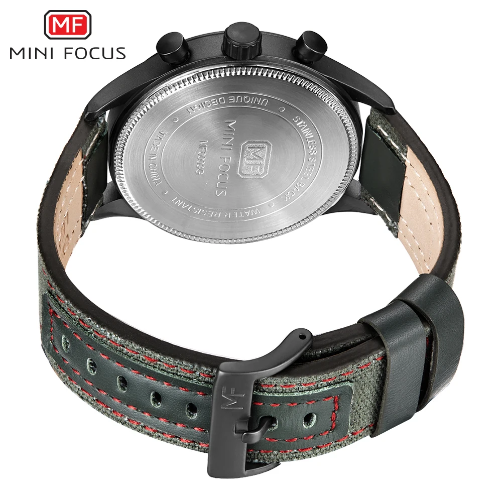 Мини фокус Мода хронограф спортивные мужские часы лучший бренд класса люкс