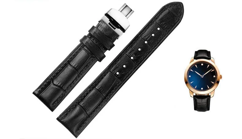 16 18 20mm Black Brown Genuine Leather Watch Strap 22mm Watchband Bracelet 24mm Band for Tissot Tudor Breitling | Наручные часы