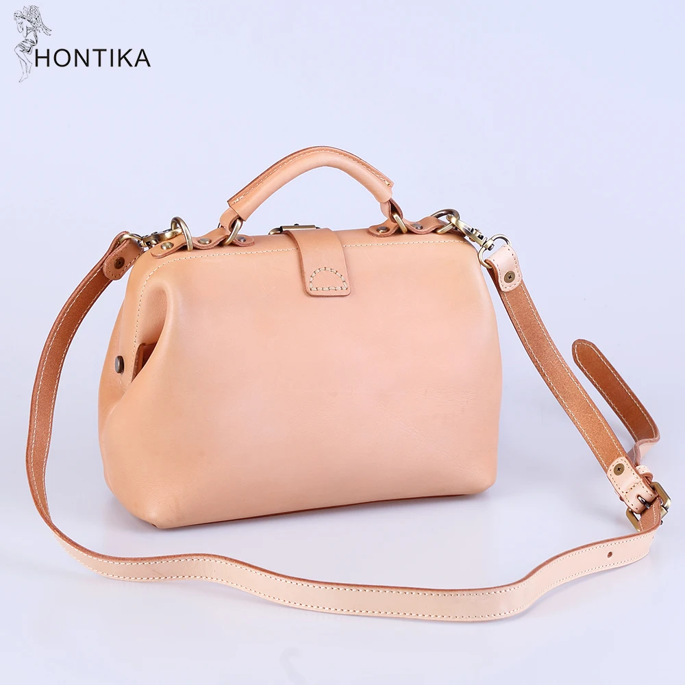 HONTIKA Подлинная Кожаная Сумка топ-ручка Женщины Сумки мужского Плеча Crossbody
