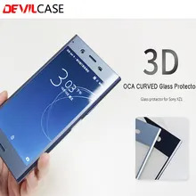 DEVILCASE OCA Craft 3D изогнутое стекло Защита экрана для SONY XPERIA XZ1 5 2 дюйма