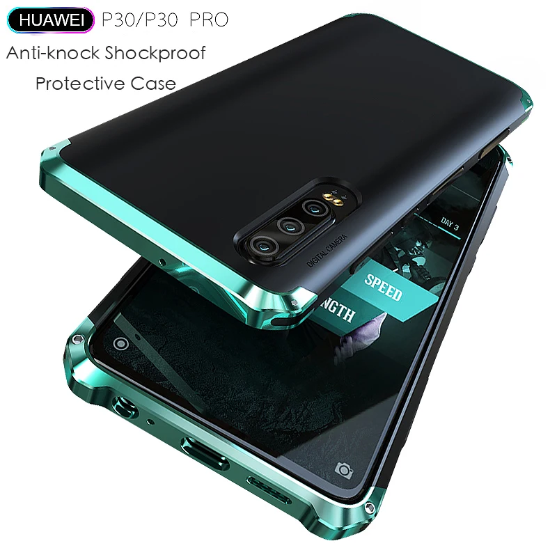Чехол для Huawei P30 Pro iPhone 11 Max Роскошный Матовый Жесткий поликарбонатный Гибридный