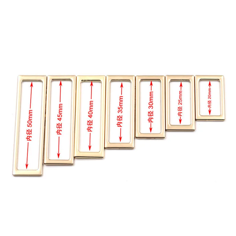 Новинка прямоугольное металлическое кольцо Dee ленточные пряжки для ремня