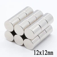 50pcs 12mmx12mm strong disc magnets 12x12 mm neodymium magnets 12 12mm art nouveau connection magnets ndfeb magnets